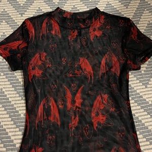 *reserved* gothic scene mesh top 🕷☠️